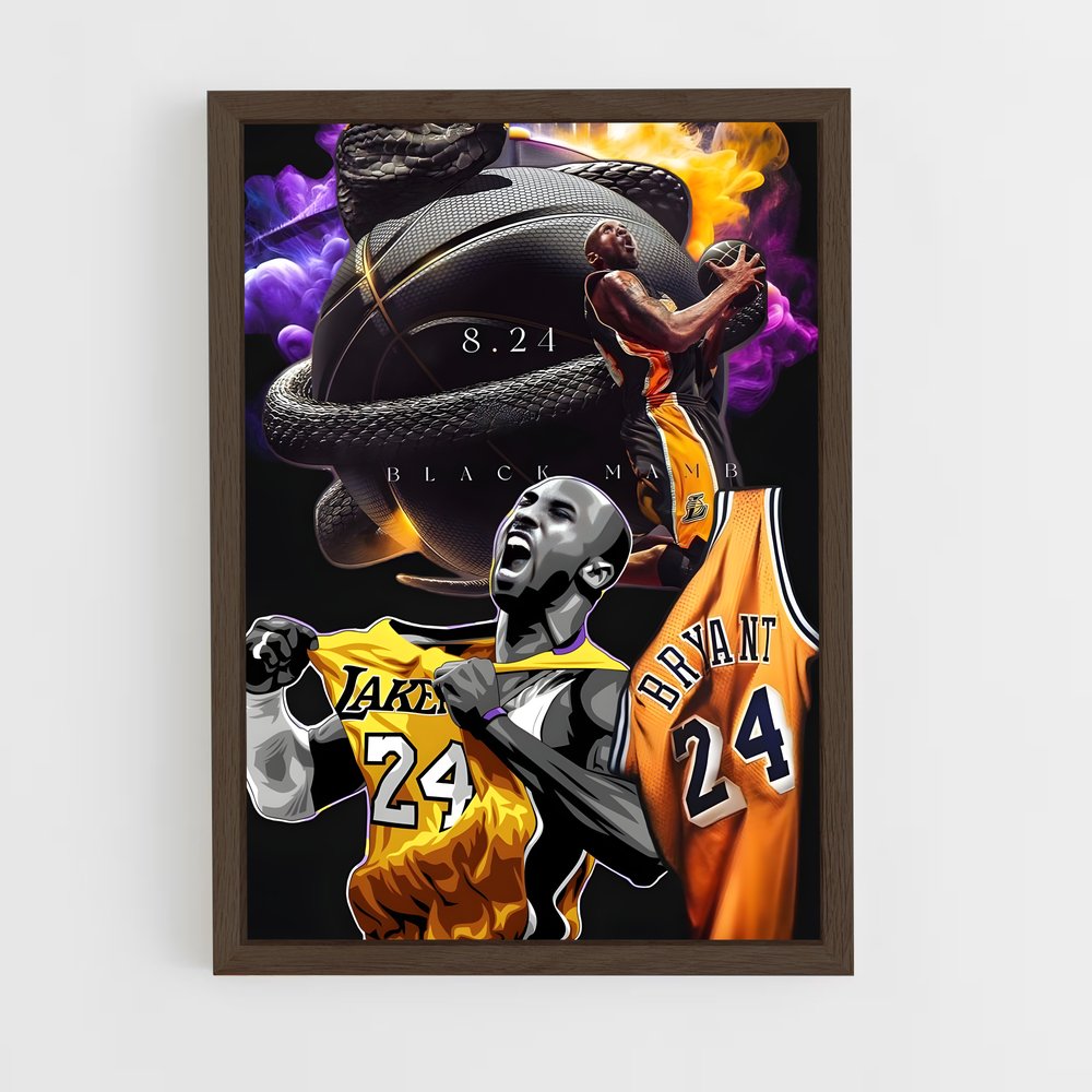 Poster Kobe hommage – affiche Basketball (vue 5)